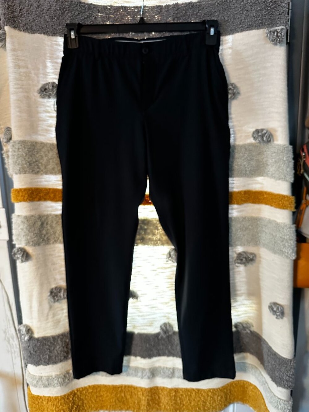 Under Armour Links Golf Pants Black Performance Ankle Trousers Size 12
